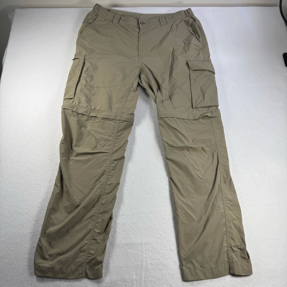 Columbia Men’s 38x32 Silver Ridge Convertible Pants Tan Nylon